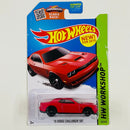 2015 Hot Wheels HW Workshop 15 Dodge Challenger SRT rojo PR5 Primera Edición