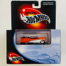 2002 Hot Wheels 100% Black Box Limited Edition 50s Buick Woody Elwoody naranja con blanco Llantas de Goma RR