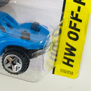 2014 Hot Wheels HW Off-Road Land Crusher azul 5SP base ZAMAC Primera Edición