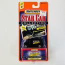 1998 Matchbox Star Car Collection Mission Impossible Surveillance Van Mercedes Benz negro con Cámara y Antena Giratorias