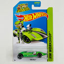 2014 Hot Wheels HW Workshop Twin Mill verde metálico MC5