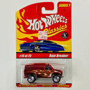 2005 Hot Wheels Classics Series 1 Baja Breaker Ford Econoline 3rd Gen rojo spectraflame 5SP base ZAMAC