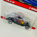 2006 Hot Wheels Classics Series 2 34 Ford 3-Window cromado spectraflame con flamas 5SP base ZAMAC