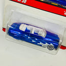 2006 Hot Wheels Classics Series 2 49 Merc Mercury Eight azul spectraflame con flamas BFGoodrich 5SP base ZAMAC