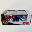 2001 Hot Wheels 100% Limited Edition Mustang Monthly Magazine Set de 2 con Llantas de Goma RR - Ford '67 Shelby GT500 y Ford 1965 Shelby GT-350