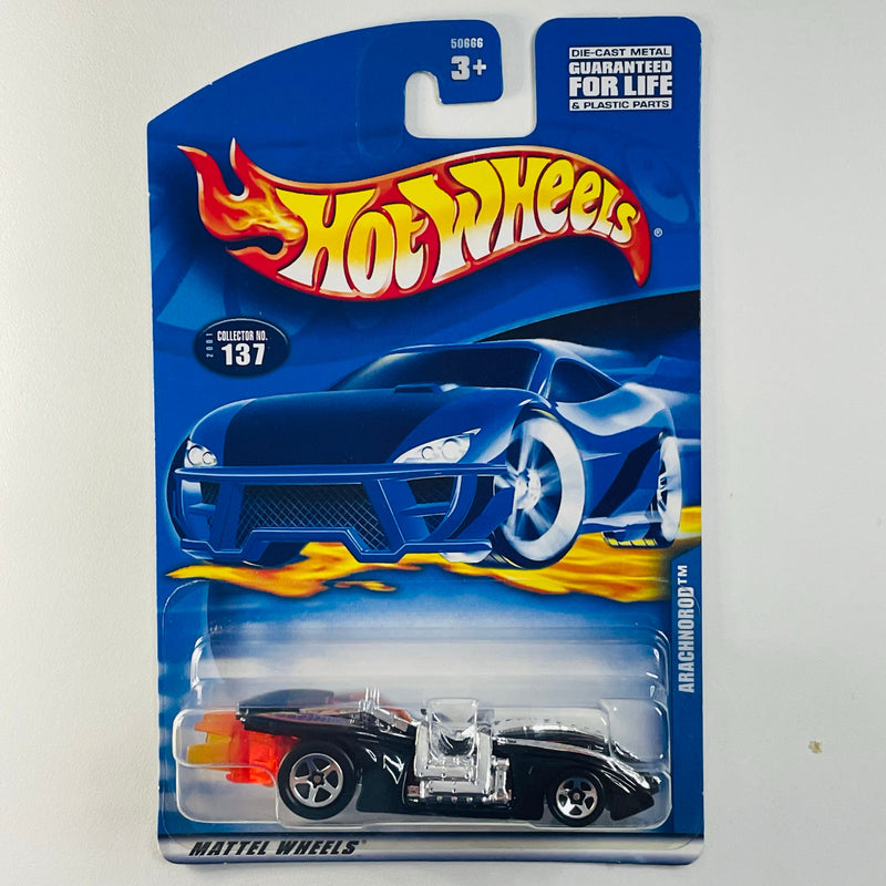 2001 Hot Wheels Arachnorod 137 negro 5SP
