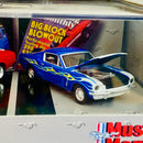 2001 Hot Wheels 100% Limited Edition Mustang Monthly Magazine Set de 2 con Llantas de Goma RR - Ford '67 Shelby GT500 y Ford 1965 Shelby GT-350