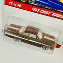 2006 Hot Wheels Classics Series 2 1962 Chevy Bubble Top dorado oscuro spectraflame 5SP base ZAMAC