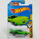 2014 Hot Wheels Muscle Mania 69 Dodge Charger Daytona verde metálico MC5