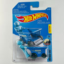 2017 Hot Wheels HW Ride-Ons Aisle Driver azul OH5 Tarjeta Internacional Primera Edición
