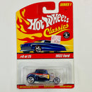 2005 Hot Wheels Classics Series 1 1932 Ford azul oscuro spectraflame 5SP base ZAMAC