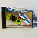 2002 Hot Wheels 100% Limited Edition Vintage Pony Wars Road Racing Set de 2 con Llantas de Goma RR - 70 Dodge Challenger Trans Am y 1970 Firebird T/A Pontiac