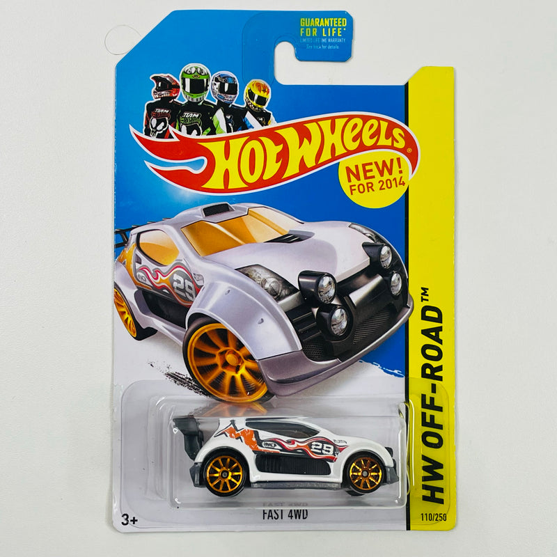 2014 Hot Wheels HW Off-Road Fast 4WD blanco 10SP Primera Edición