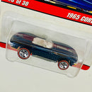 2006 Hot Wheels Classics Series 2 1965 Corvette Chevrolet azul oscuro spectraflame Redline 5SP base ZAMAC