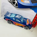 2014 Hot Wheels HW Race Circle Tracker azul metálico MC5