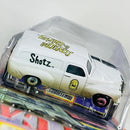 1999 Matchbox Star Car Collection Laverne & Shirley Shotz Brewery Van blanco - Detalle Burbuja
