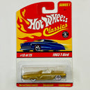 2005 Hot Wheels Classics Series 1 1963 Ford T-Bird dorado spectraflame 7SP base ZAMAC