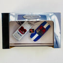 2003 Hot Wheels 100% Limited Edition 50th Anniversary of Corvette Set de 2 con Llantas de Goma RR - 1953 Corvette Chevrolet y 1996 Corvette Grand Sport
