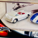 2003 Hot Wheels 100% Limited Edition 50th Anniversary of Corvette Set de 2 con Llantas de Goma RR - 1953 Corvette Chevrolet y 1996 Corvette Grand Sport
