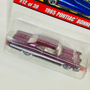 2006 Hot Wheels Classics Series 2 1965 Pontiac Bonneville morado spectraflame 7SP base ZAMAC