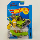2014 Hot Wheels HW City The Simpsons The Homer verde 5SP Primera Edición