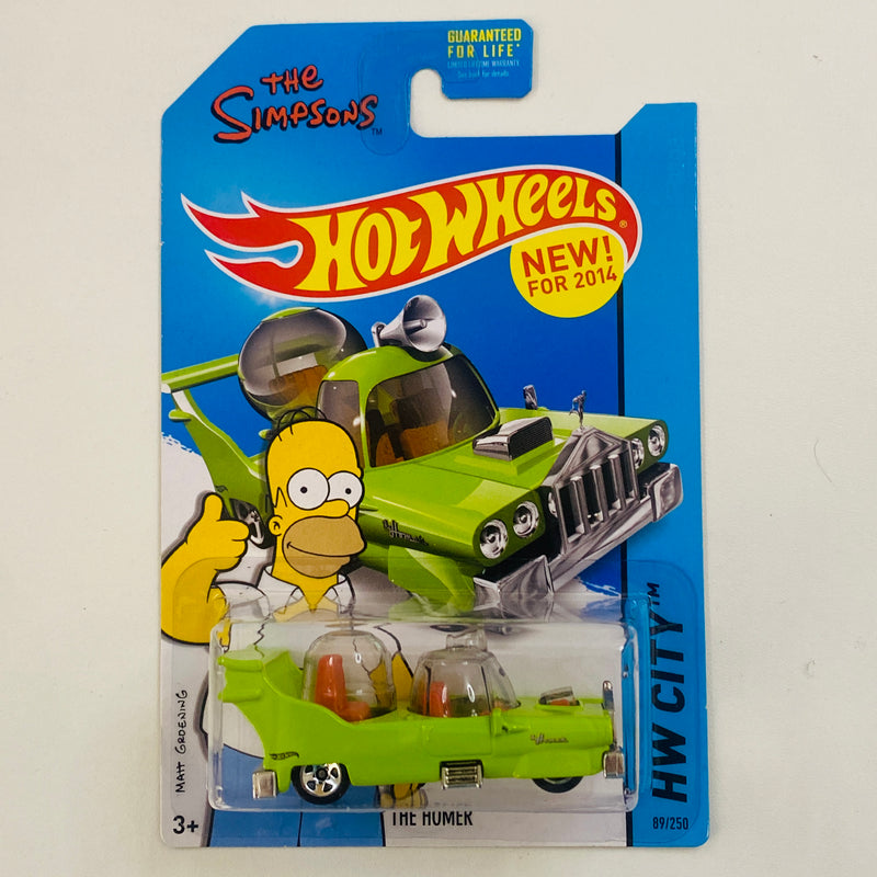 2014 Hot Wheels HW City The Simpsons The Homer verde 5SP Primera Edición