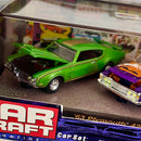 2000 Hot Wheels Collectibles Car Craft Magazine Set de 2 - 69 Olds 442 HO Oldsmobile, 63 Plymouth 426 Max Wedge