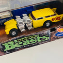 1999 Hot Wheels Collectibles Baur's Beasts Set de 2 - Go Mad 1957 Chevy Nomad, Torqued Off Camión