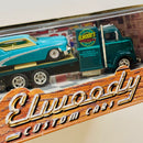 1998 Hot Wheels Collectibles Elwoody Custom Cars Set de 2 - Elwoody 50s Buick Woody, 38 Ford C.O.E. Truck
