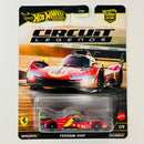 2025 Hot Wheels Premium Car Culture Circuit Legends Ferrari 499P rojo Llantas de Goma RR Primera Edición