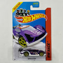 2014 Hot Wheels HW Race Super Blitzen morado metálico PR5