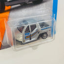 2016 Matchbox MBX Adventure City MBX Metro Police Meter Made plata - Detalla Burbuja