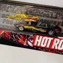 2002 Hot Wheels 100% Limited Edition Hot Rod Magazine Pro Mods Set de 2 - 37 Pro Mod Chevy, 1967 Corvette Pro Street