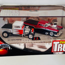 2002 Hot Wheels 100% Custom Classic Trucks Magazine Set de 2 - 32 Ford Pickup, 57 Ford Ranchero