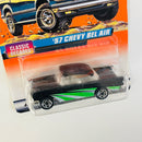 1998 Matchbox Classic Decades 57 Chevy Bel Air 31 negro - Detalle Burbuja