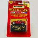1992 Matchbox World Class Collectors Edition Nissan 300ZX rojo metálico Llantas de Goma
