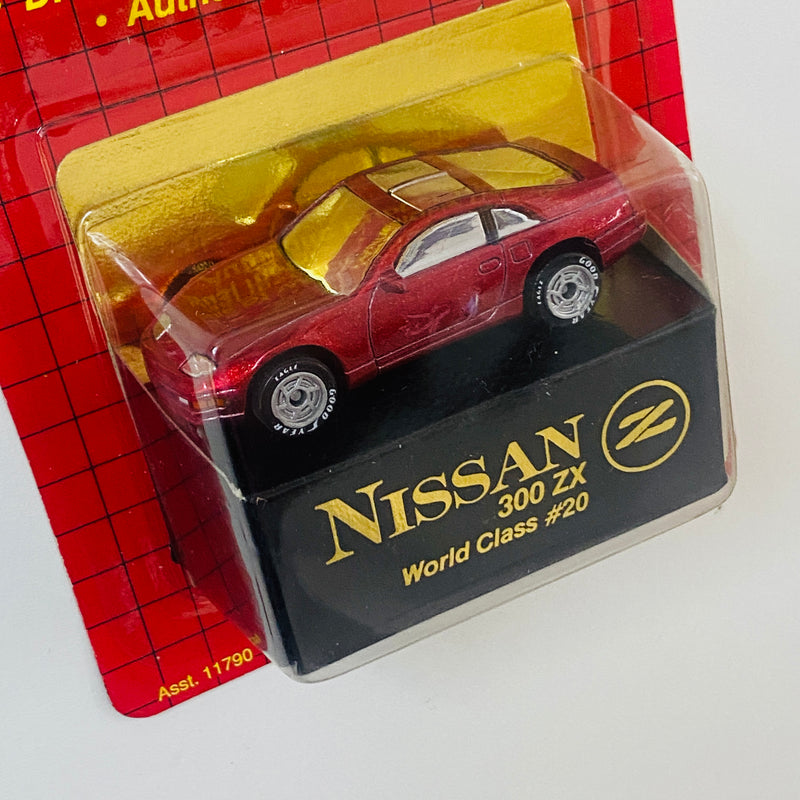 1992 Matchbox World Class Collectors Edition Nissan 300ZX rojo metálico Llantas de Goma