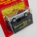 1992 Matchbox World Class Collectors Edition Mercedes Benz 500 SL plata Llantas de Goma