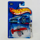 2004 Hot Wheels First Editions Mad Propz 076 rojo metálico 5SP Primera Edición