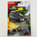 2025 Matchbox Jurassic World Rebirth 97 Mercedes Benz ML 320 marrón camuflado