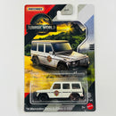 2025 Matchbox Jurassic World Rebirth 14 Mercedes Benz G Class G 550 blanco