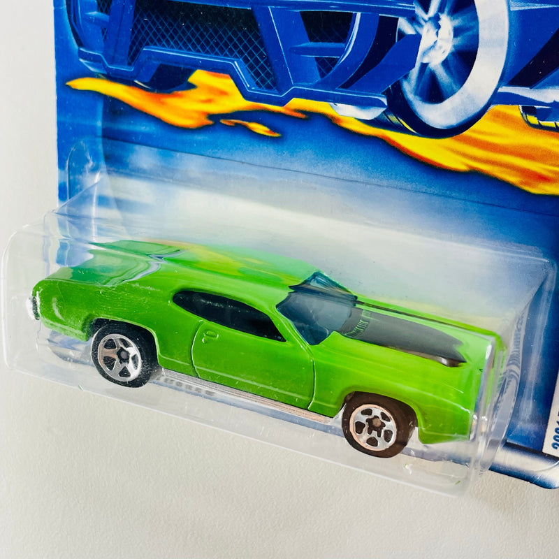 2001 Hot Wheels First Editions 1971 Plymouth GTX 026 verde 5SP