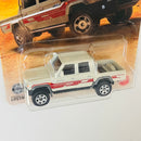 2026 Matchbox MBX Adventure 17 Toyota Landcruiser 78 blanco