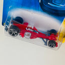 2007 Hot Wheels New Models Nitro Scorcher rojo OH5 base ZAMAC Primera Edición