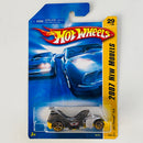 2007 Hot Wheels New Models Jet Threat 4.0 plata metálico OH5 Primera Edición