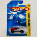 2007 Hot Wheels New Models Shell Shock rojo metálico OH5 Primera Edición