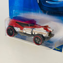 2007 Hot Wheels New Models Shell Shock rojo metálico OH5 Primera Edición