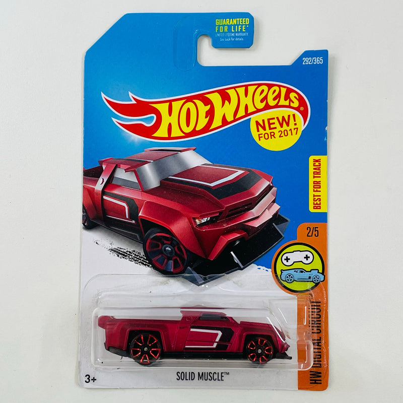 2017 Hot Wheels HW Digital Circuit Solid Muscle rojo TRAP5 Primera Edición