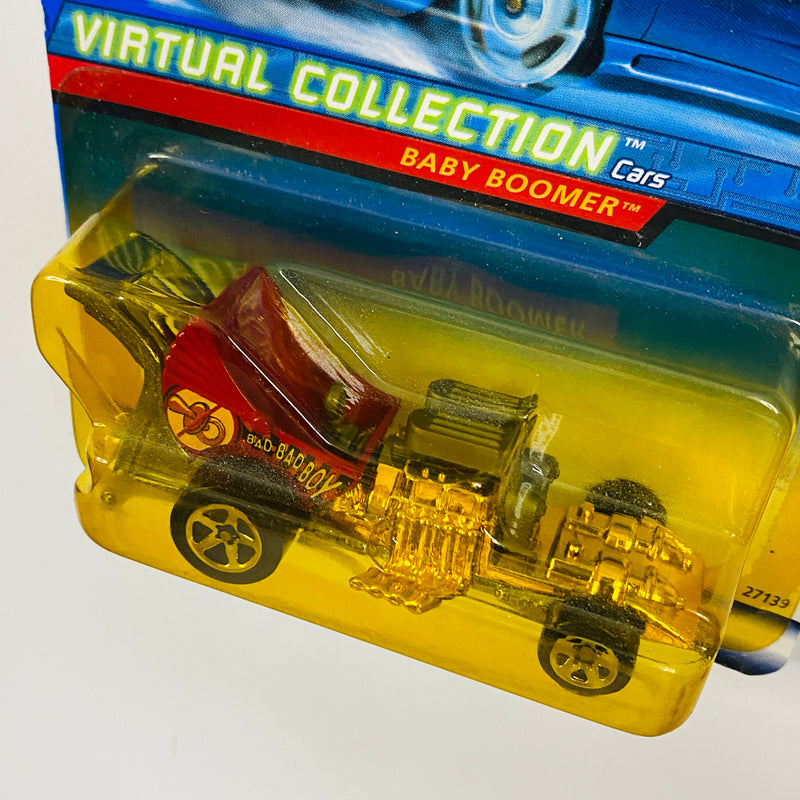 2000 Hot Wheels Virtual Collection Baby Boomer rojo 5SP base ZAMAC