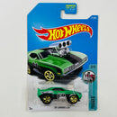 2017 Hot Wheels Tooned Chevrolet 69 Camaro Z28 verde 5SP